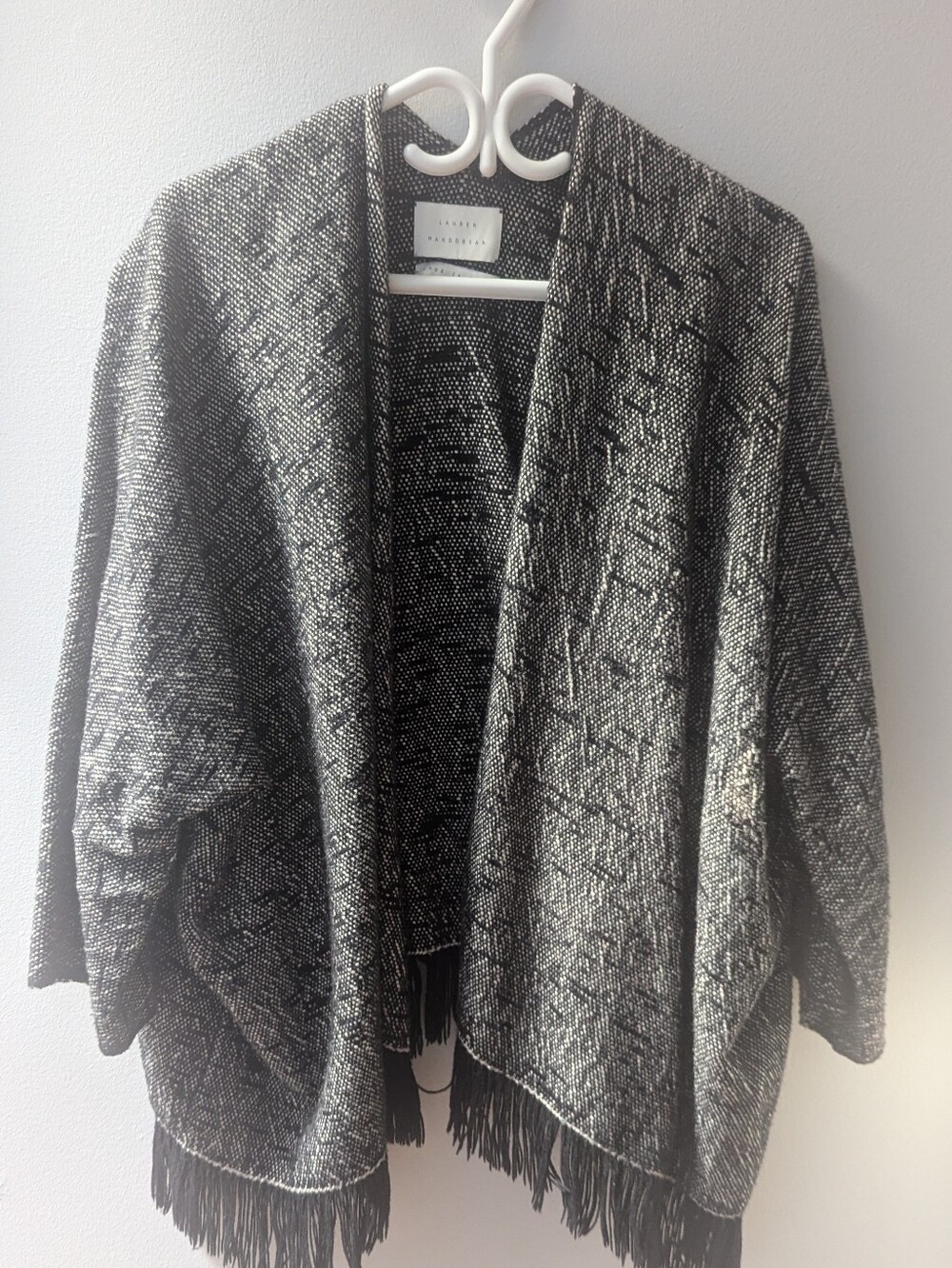 Lauren Manoogian Cape Wrap Jacket, One Size, Excellent Condition